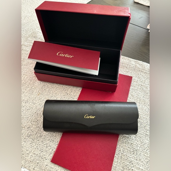 Authentic Cartier Black and Gold Sunglasses - Picture 3 of 14